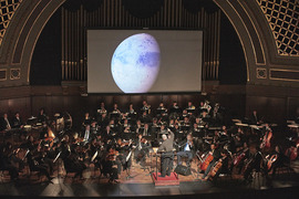 A2_L0A0377 Venus showing as orchestra plays A2_L0A0377 Venus showing as orchestra plays